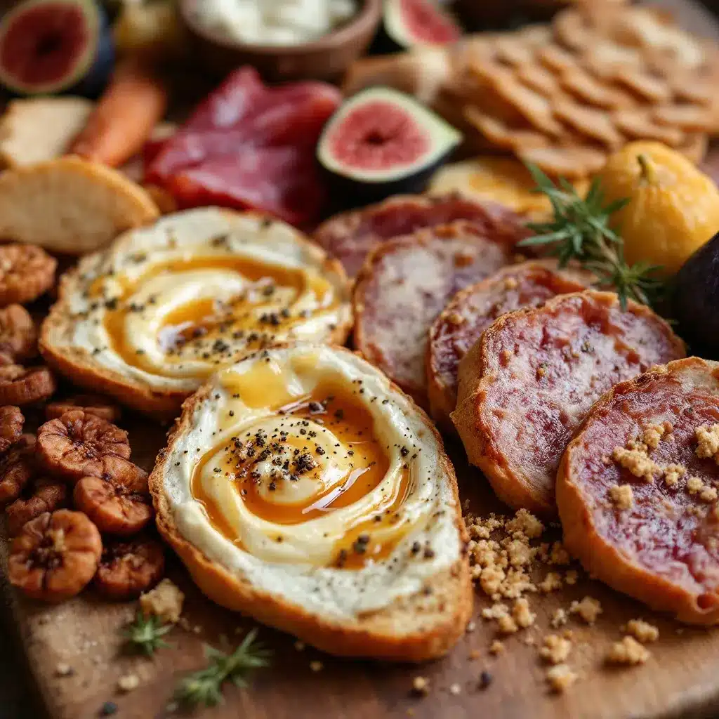 Easy Fall Harvest Charcuterie Board preparation steps