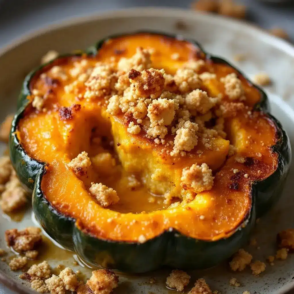 easy maple brown butter roasted acorn squash preparation steps