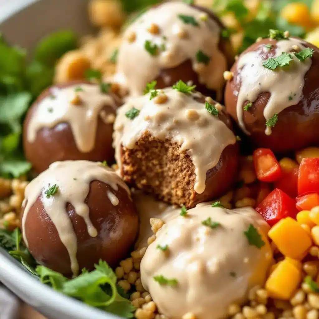 easy no-bake chocolate peanut butter protein balls - featured image