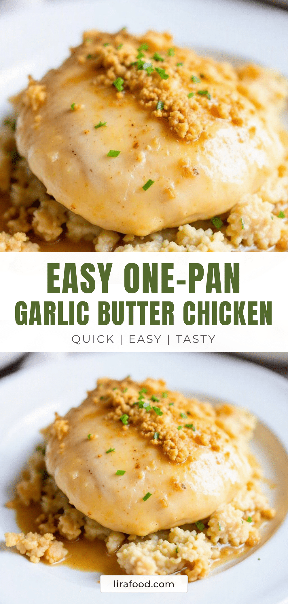 easy one-pan garlic butter crockpot chicken thighs recipe
