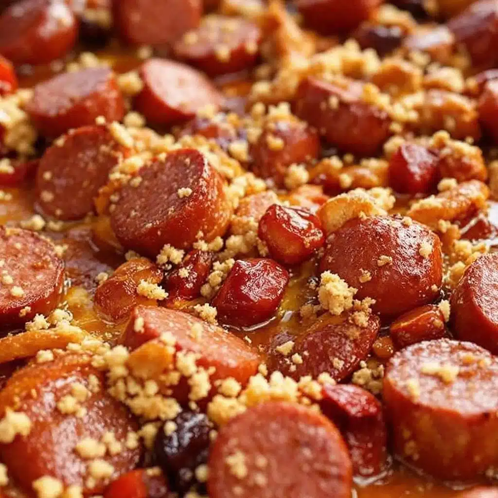 Easy Sheet-Pan Oktoberfest Sausage and Pretzel Bake - featured image