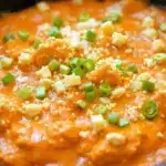 easy slow cooker buffalo chicken dip - featured image