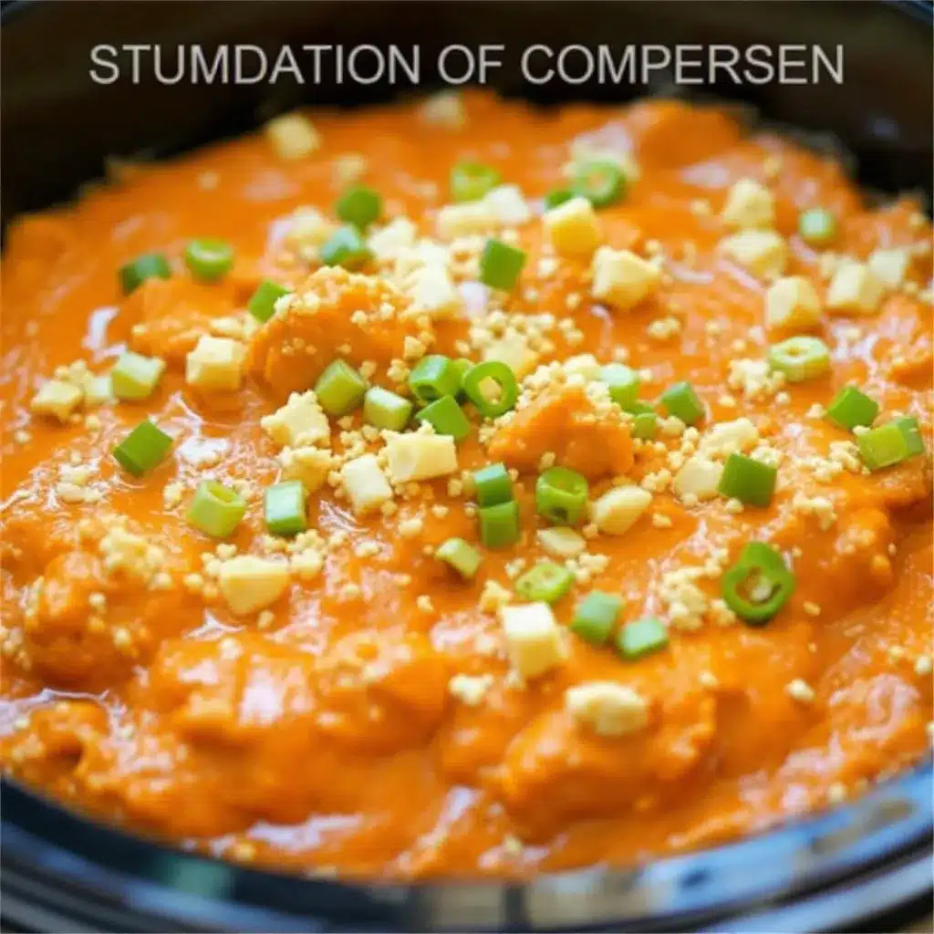 easy slow cooker buffalo chicken dip preparation steps