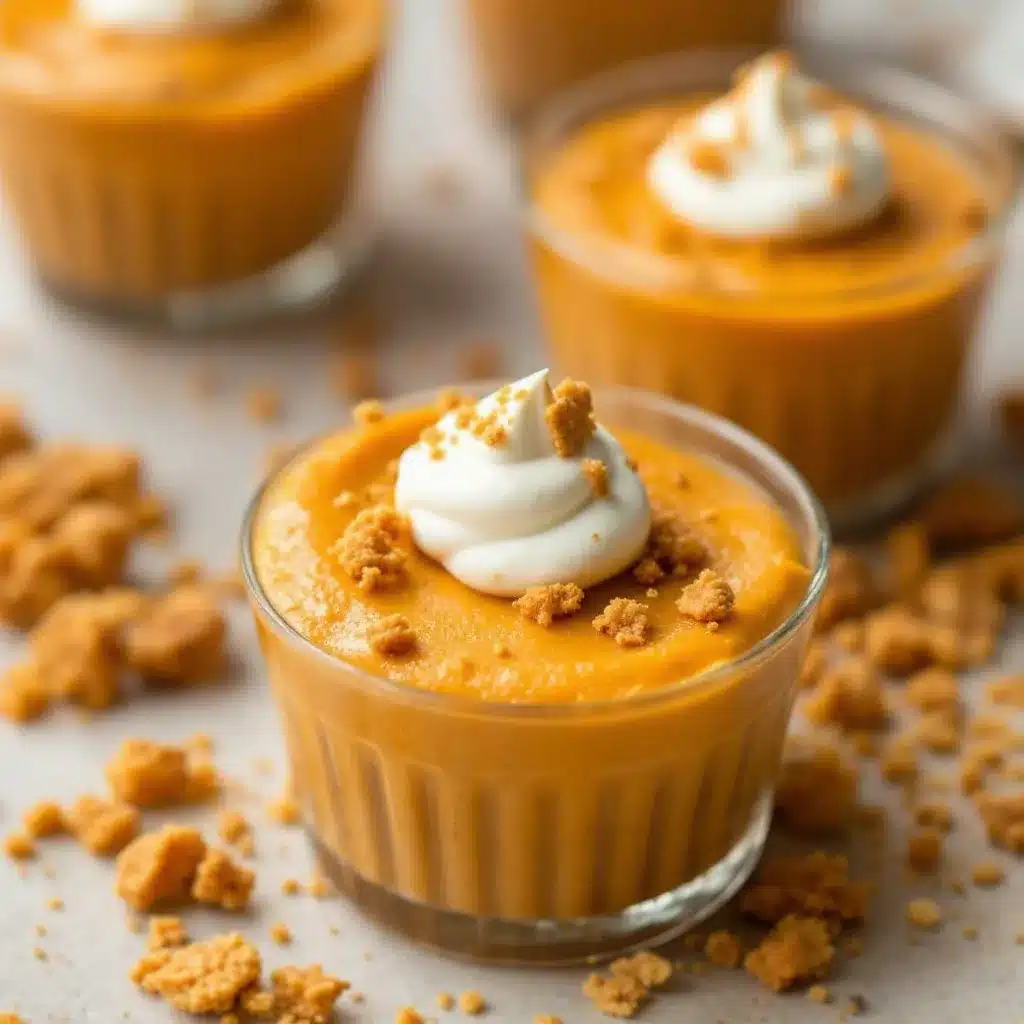 Greek Yogurt Pumpkin Mousse preparation steps