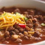 ground beef taco soup - featured image