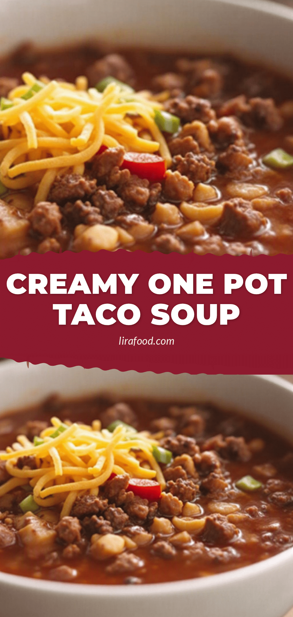 ground beef taco soup recipe