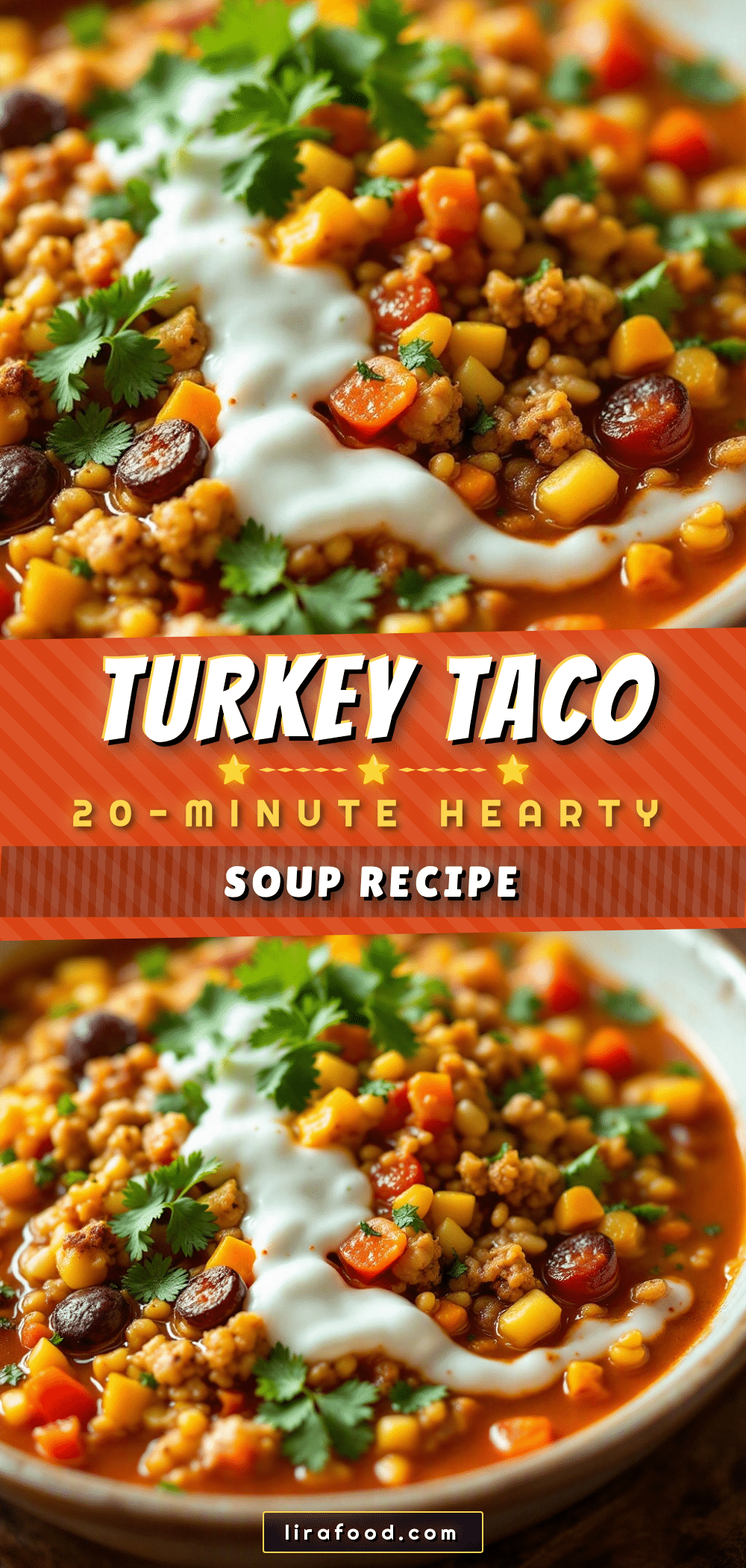ground turkey taco soup recipe
