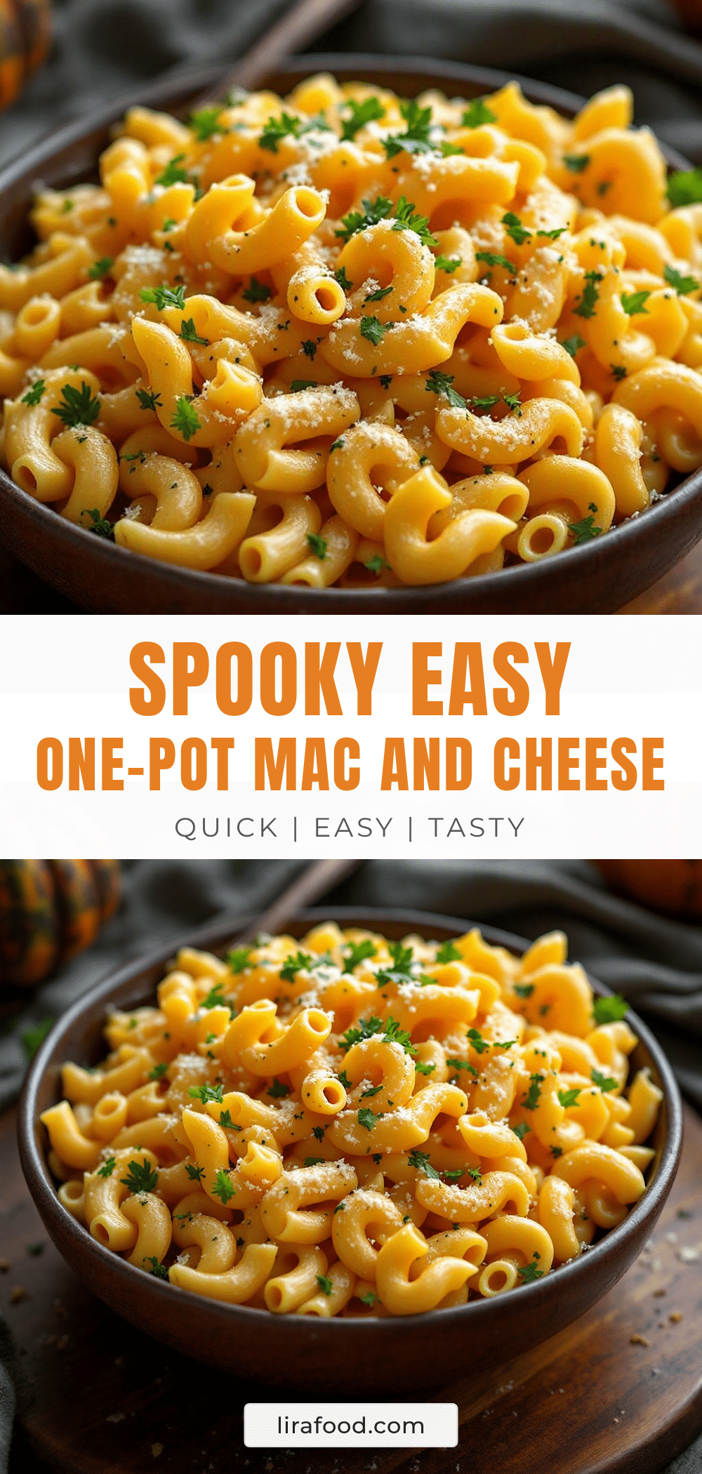 Halloween Mac and Cheese Graveyard recipe
