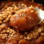 homemade slow cooker apple butter - featured image