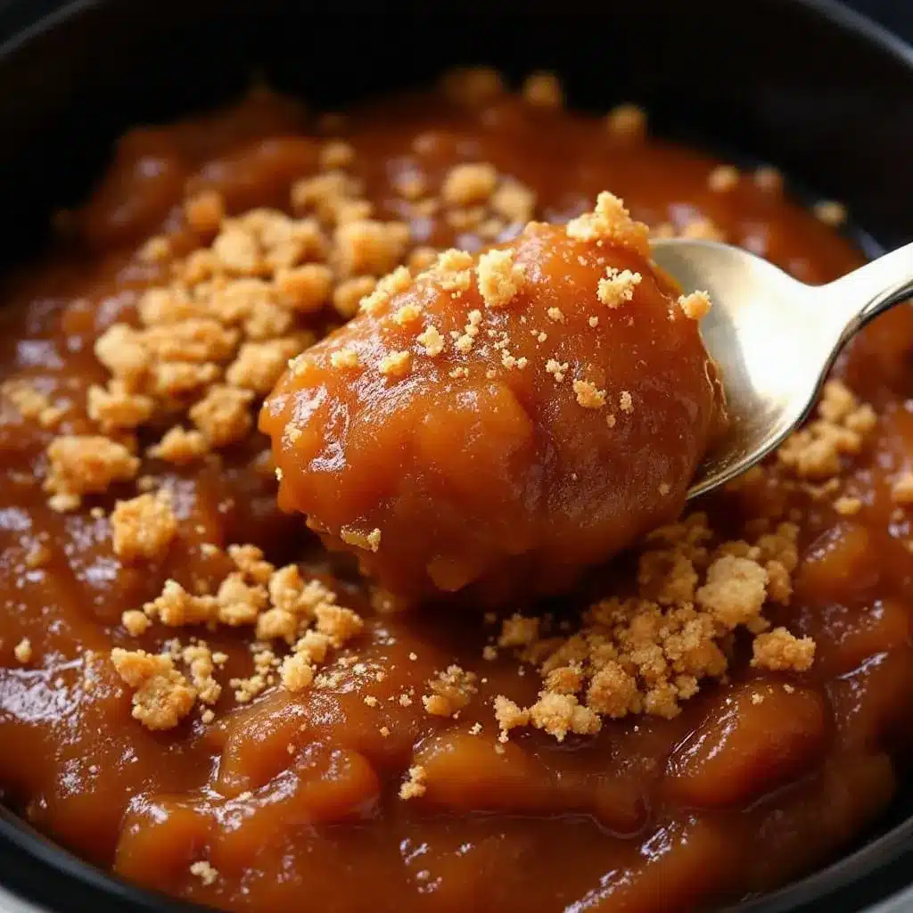 homemade slow cooker apple butter preparation steps