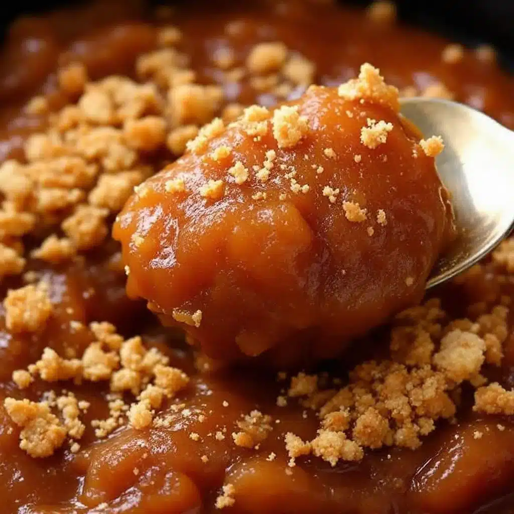 homemade slow cooker apple butter - featured image