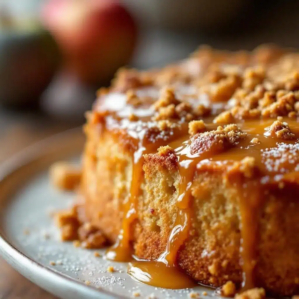 honey apple cake - featured image