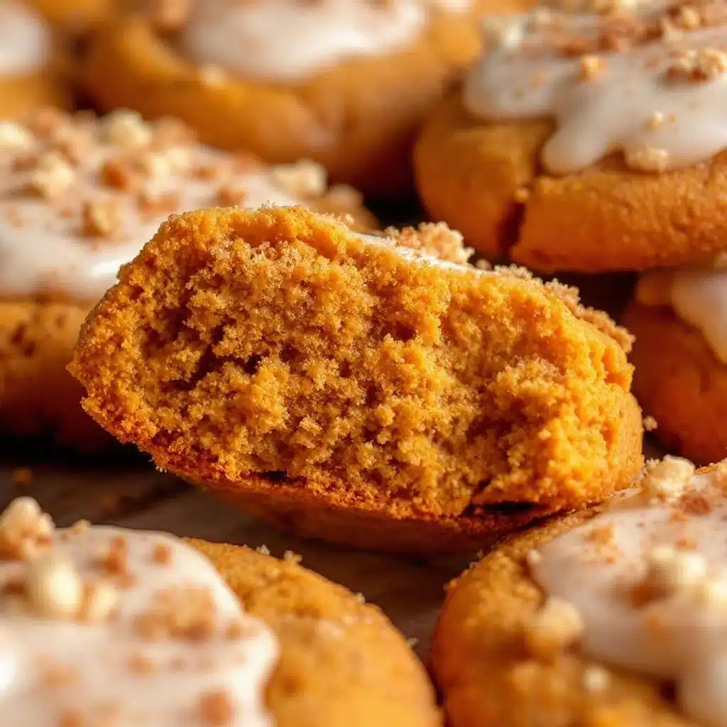 Iced Pumpkin Snickerdoodle Cookies - featured image