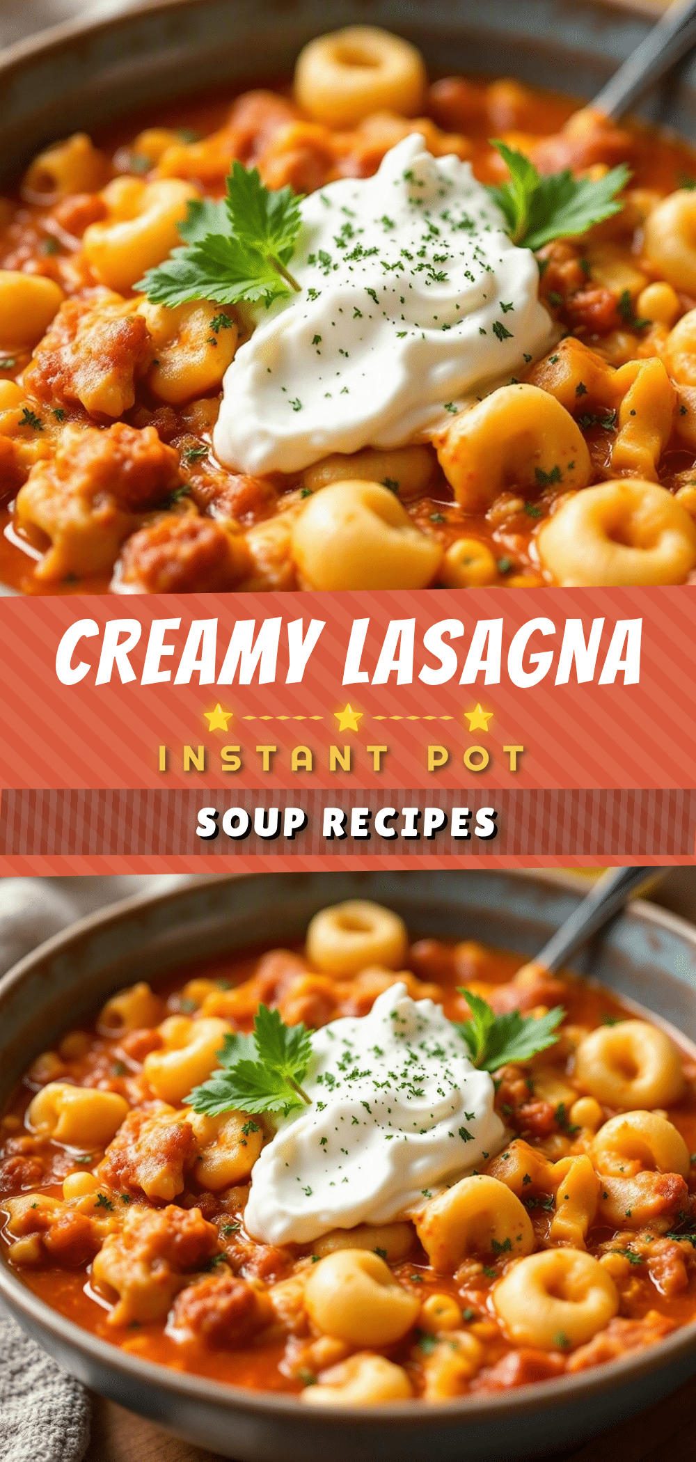 instant pot lasagna soup with ricotta recipe