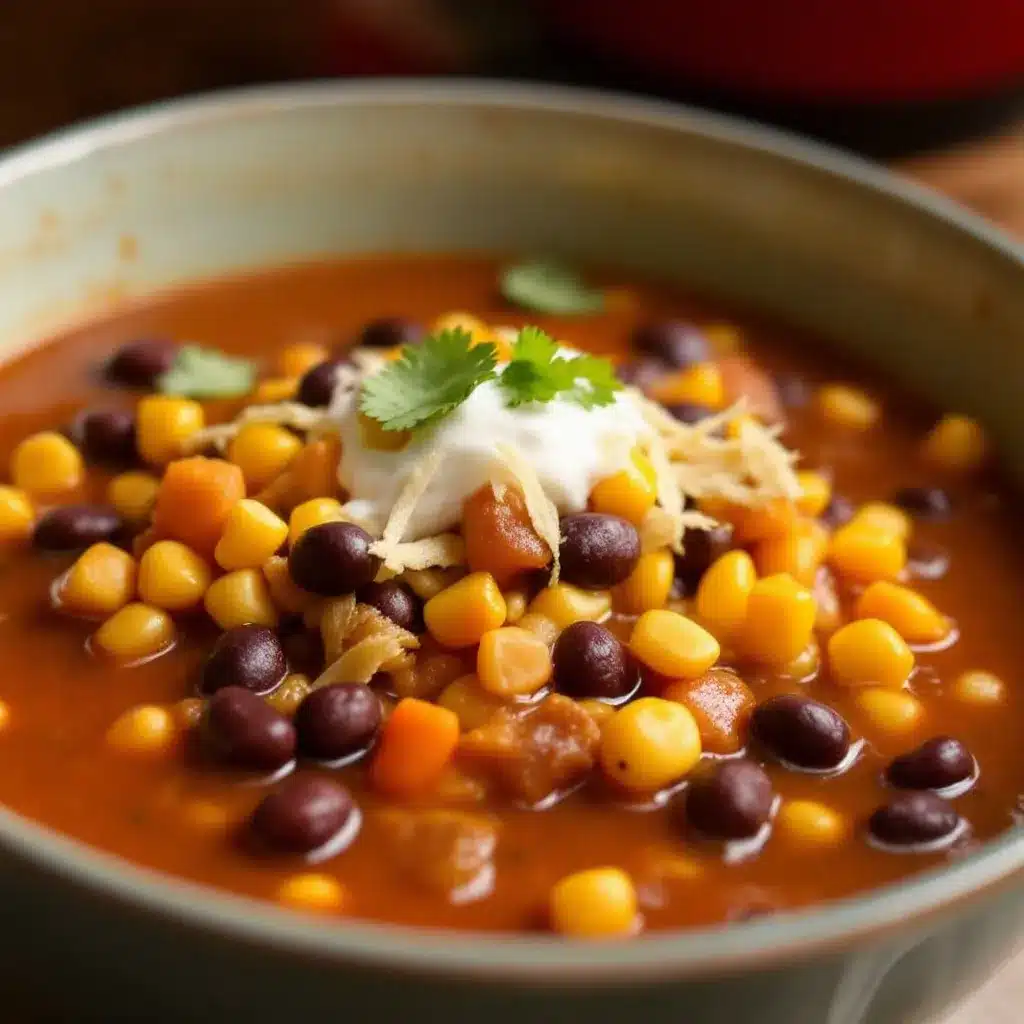 Instant Pot taco soup preparation steps