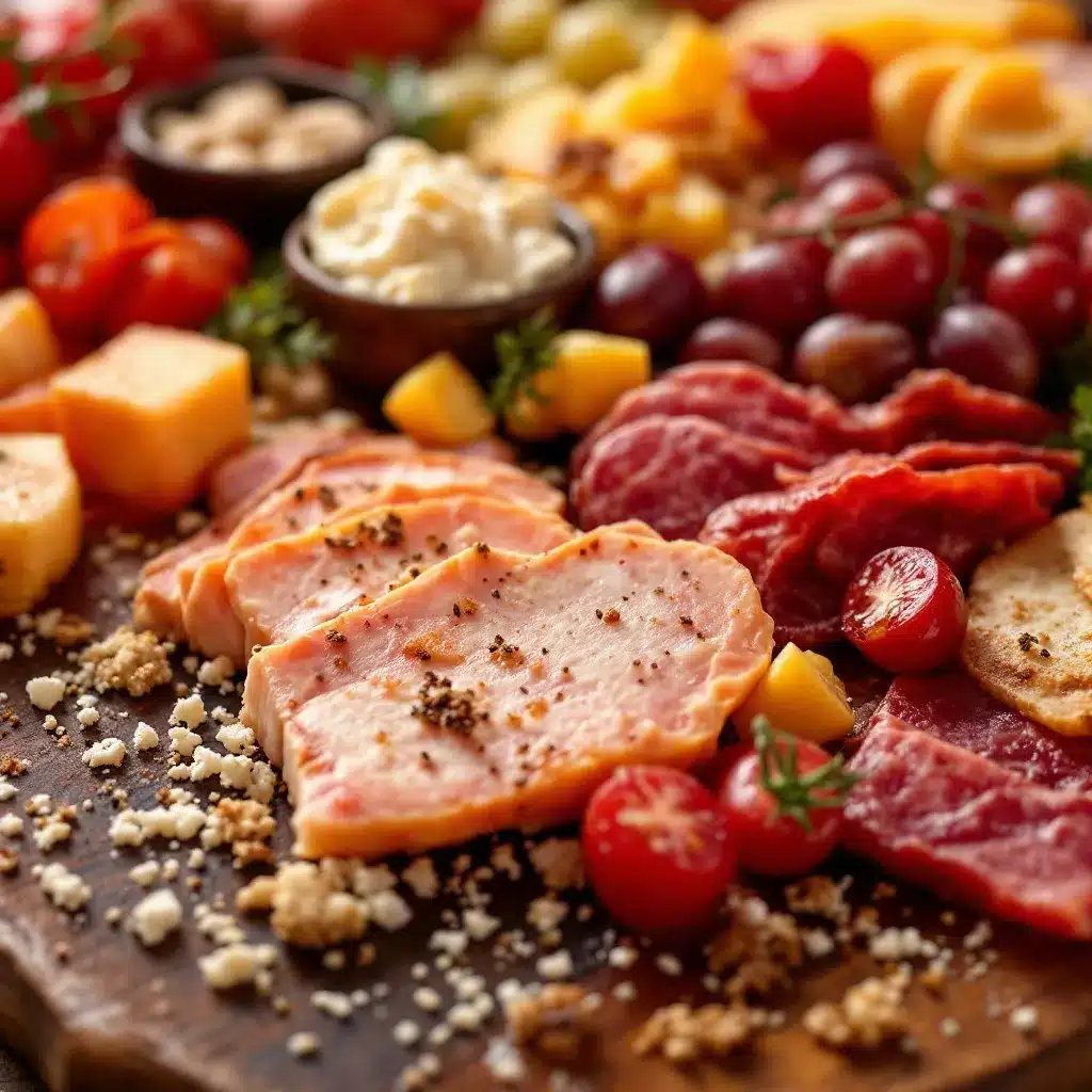 Irresistible Grazing Charcuterie Board for Two preparation steps