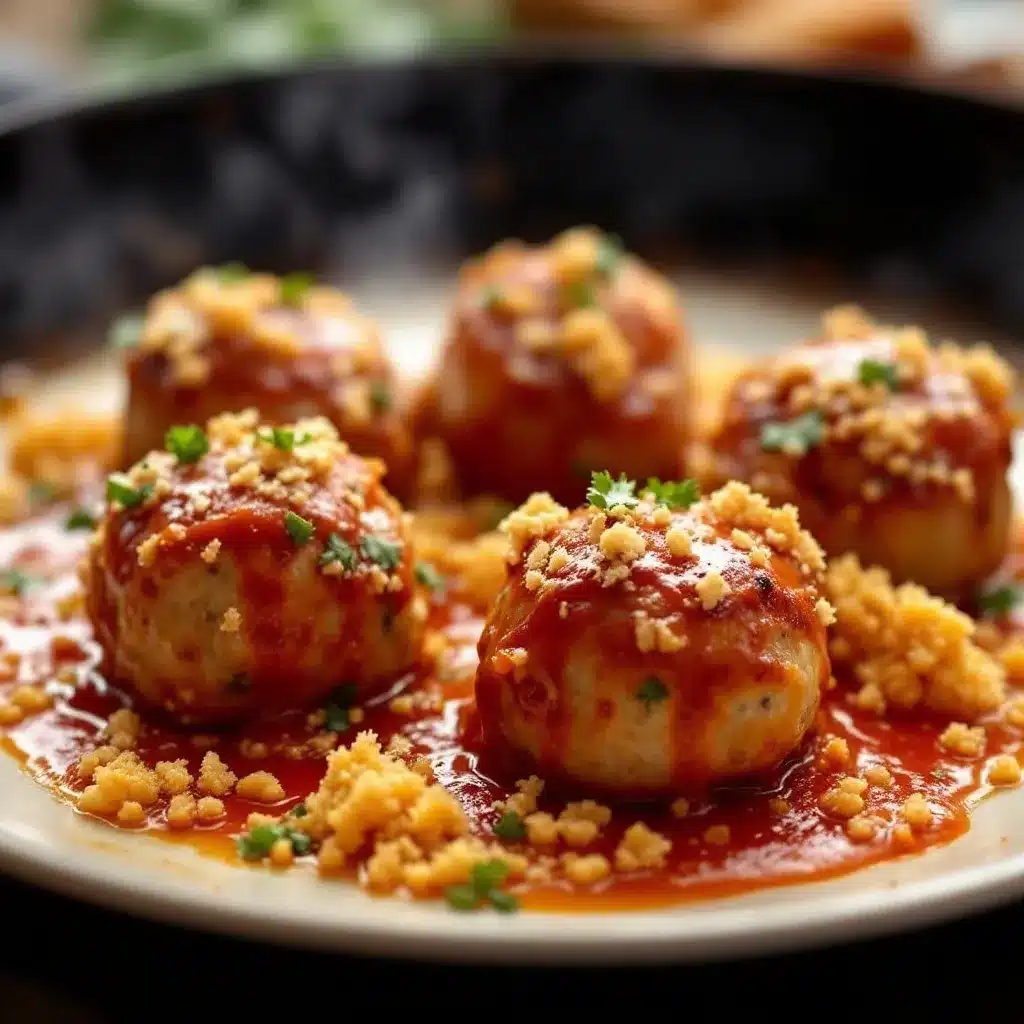 juicy baked chicken meatballs no breadcrumbs preparation steps