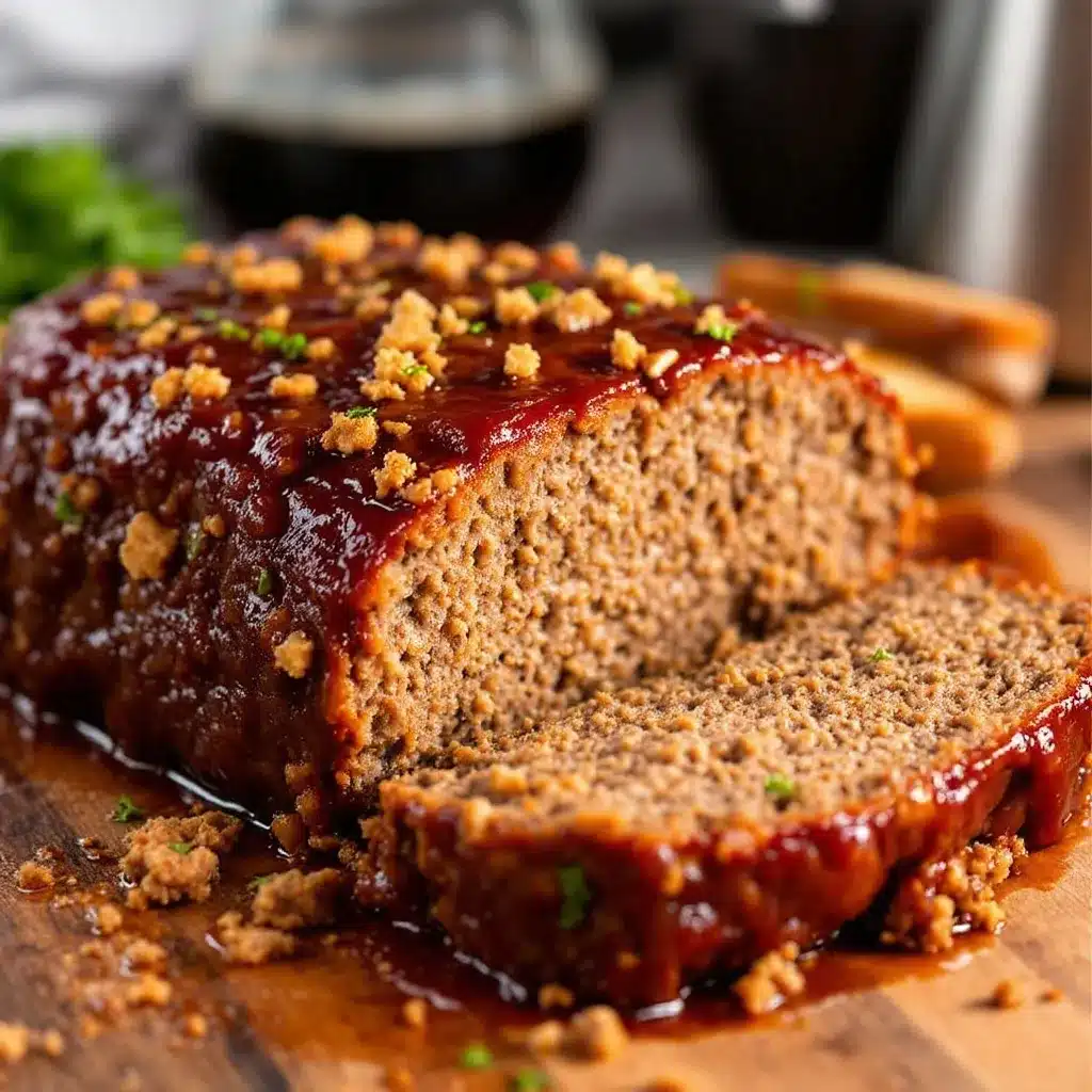 juicy brown sugar glazed meatloaf preparation steps
