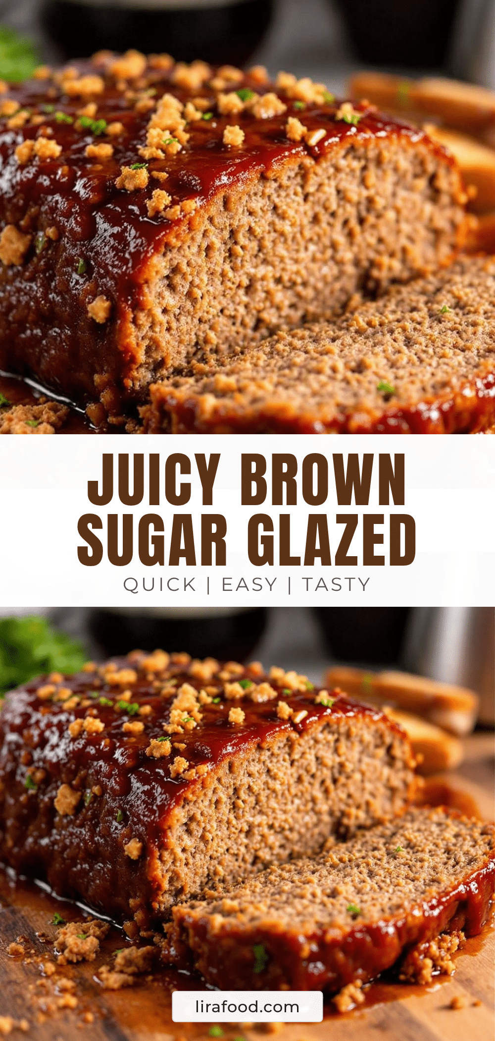juicy brown sugar glazed meatloaf recipe