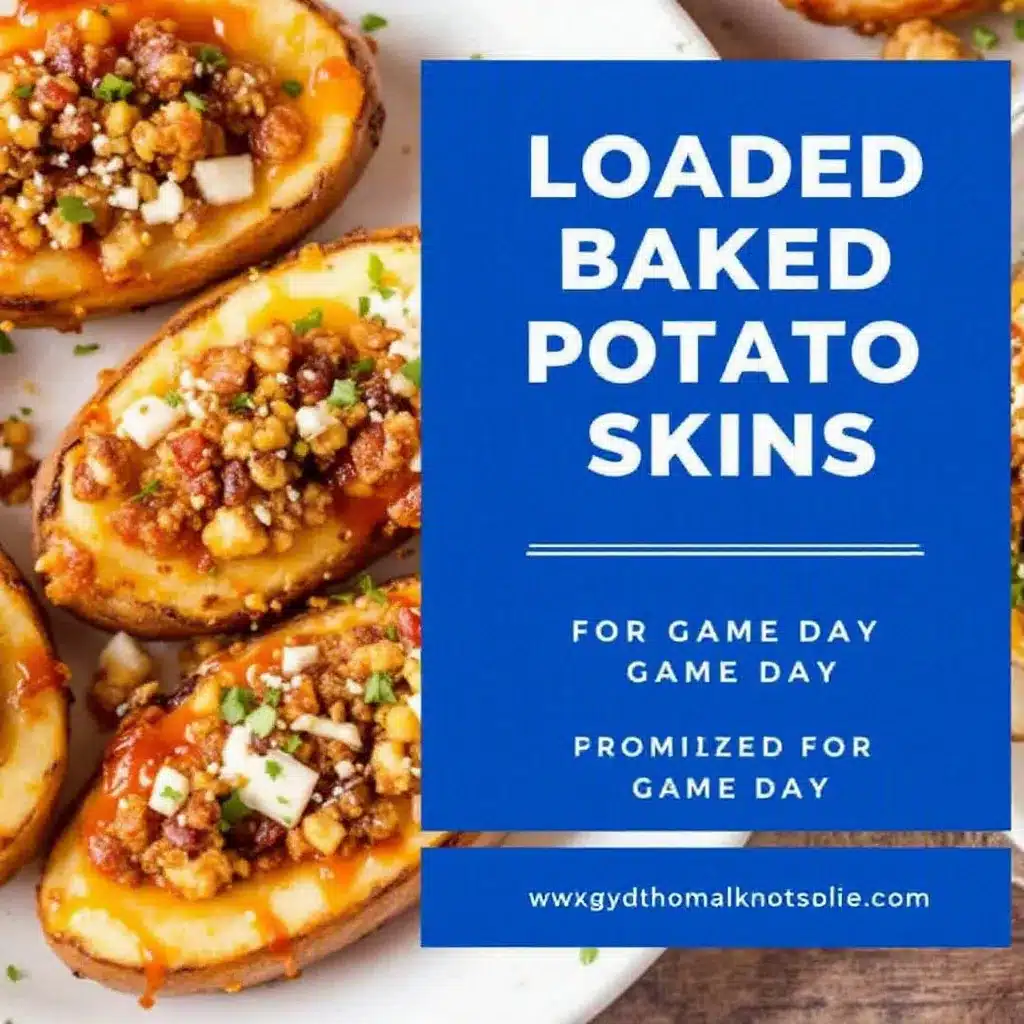 loaded baked potato skins preparation steps
