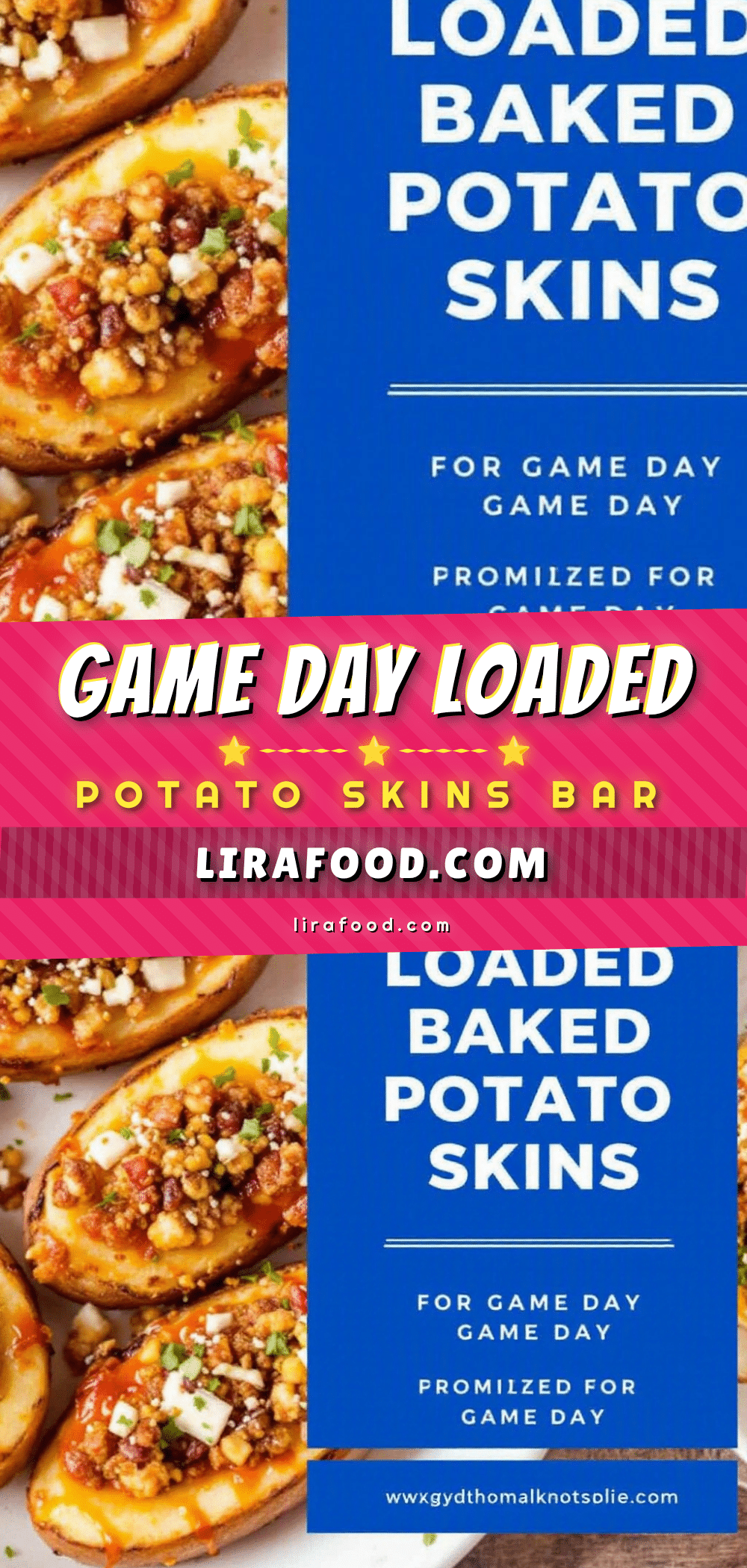loaded baked potato skins recipe