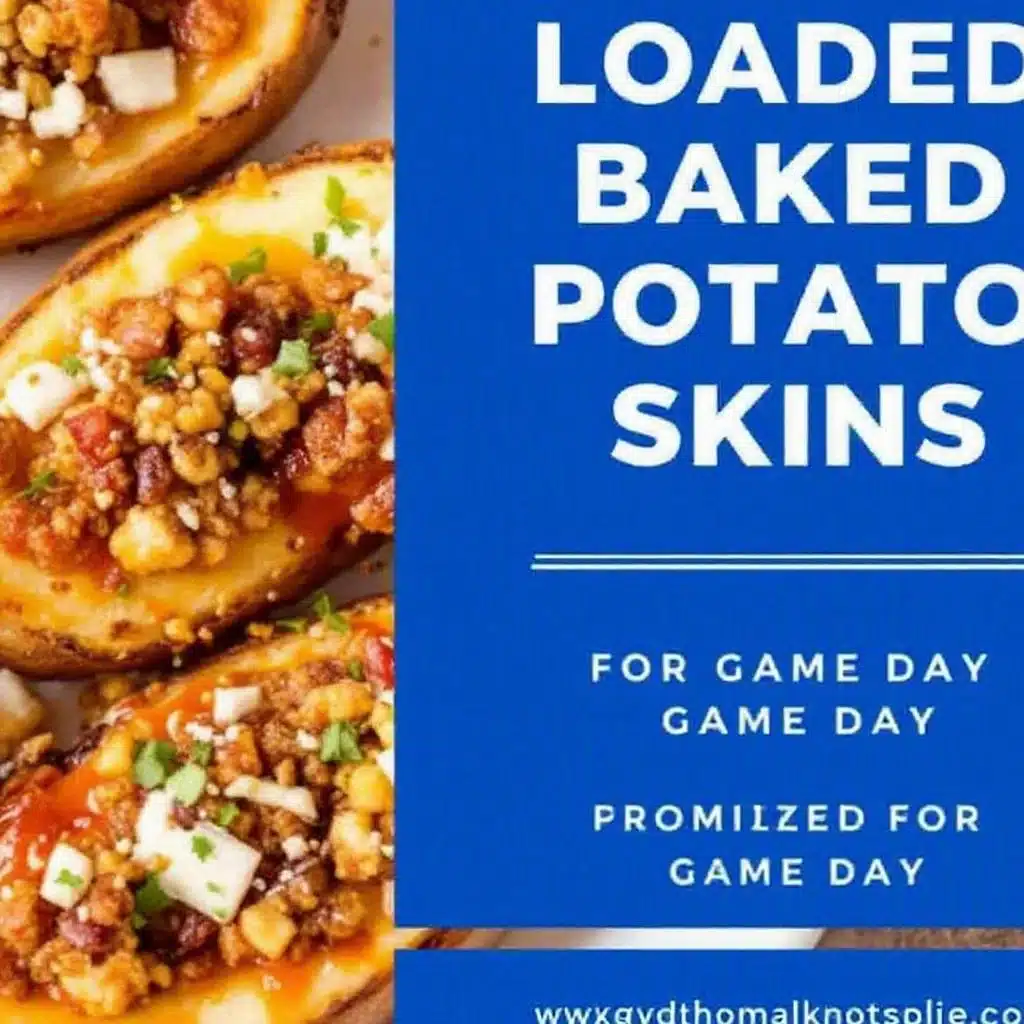 loaded baked potato skins - featured image