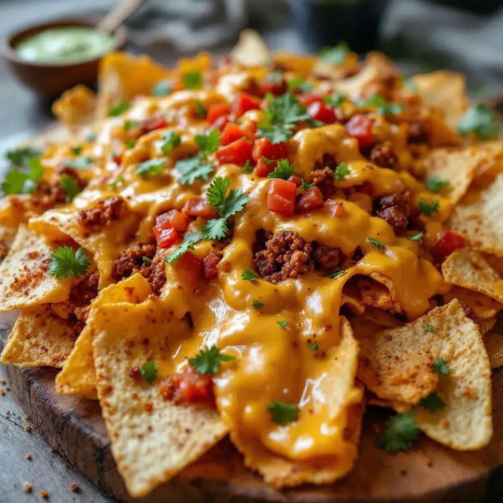 loaded nacho board preparation steps