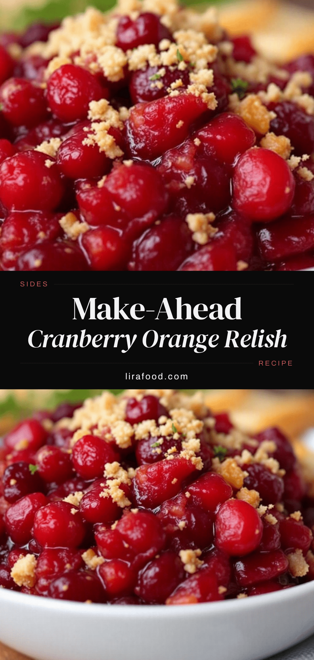 make-ahead cranberry orange relish recipe