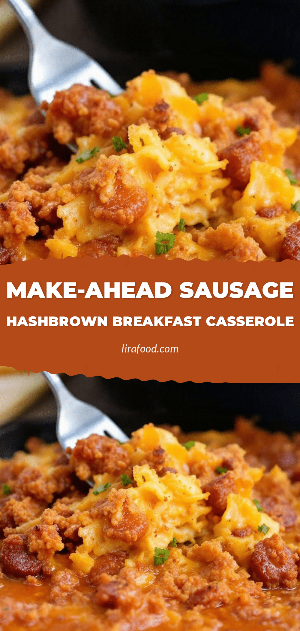 make-ahead sausage hashbrown breakfast casserole recipe