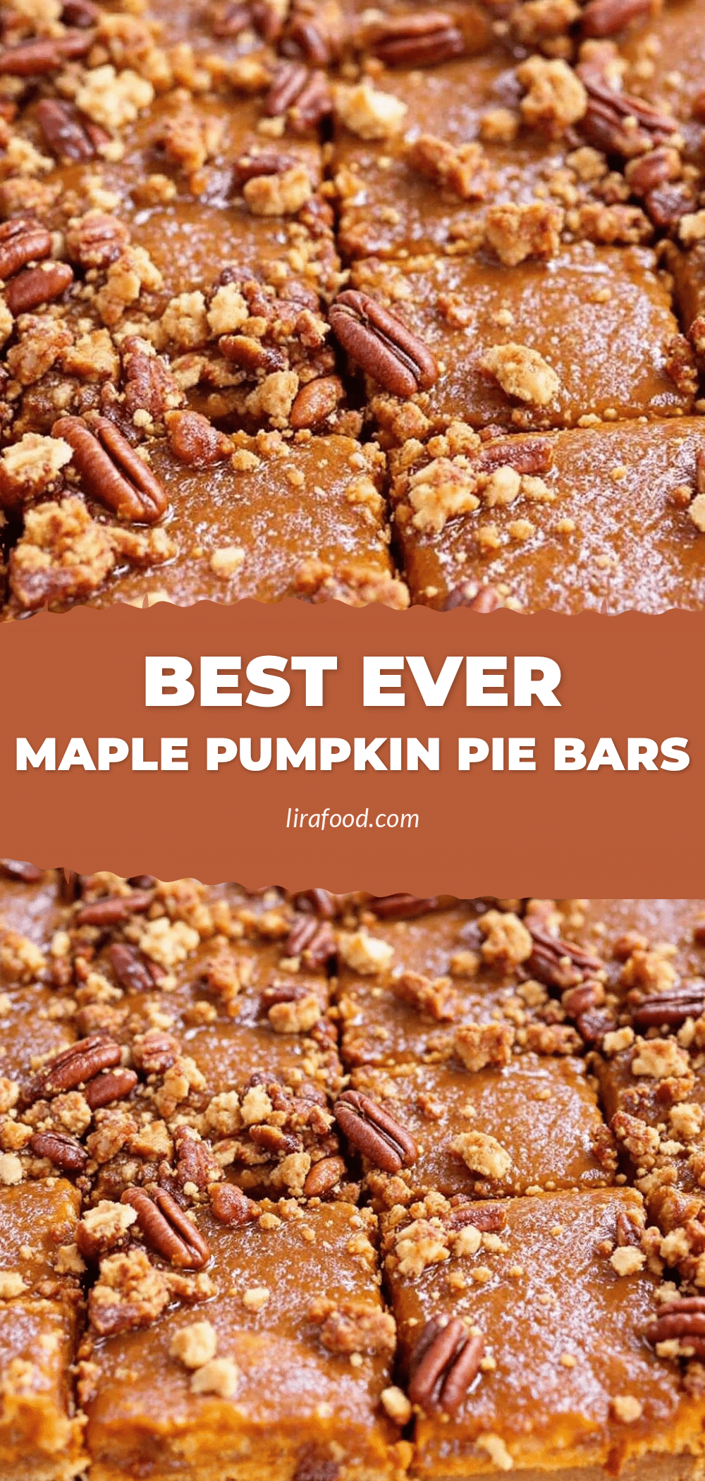 Maple Pumpkin Pie Bars recipe