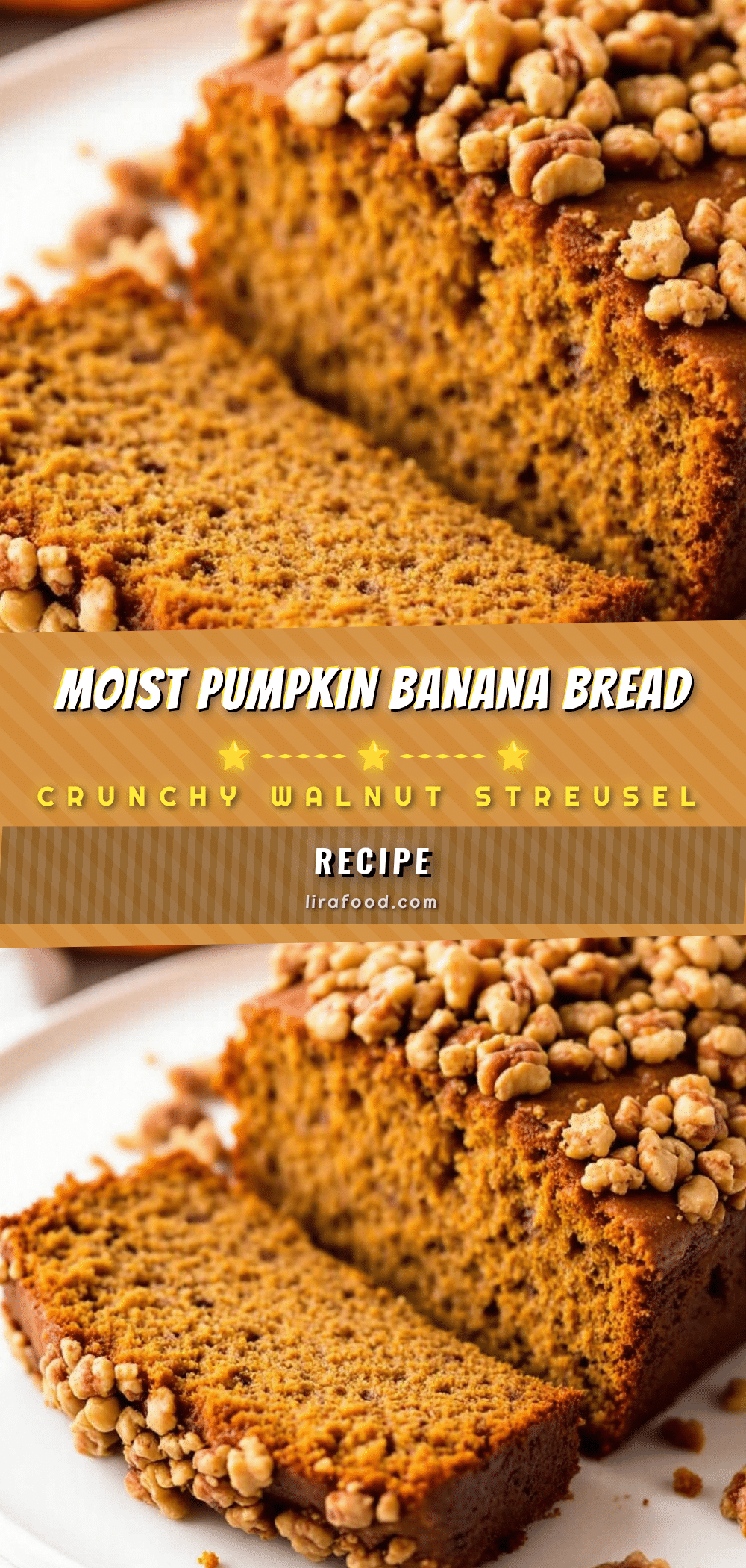moist pumpkin banana bread recipe