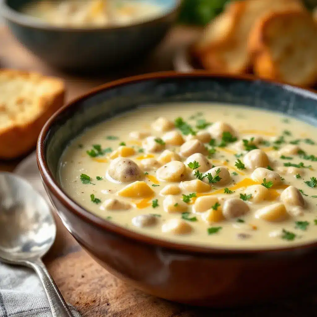 New England Clam Chowder preparation steps