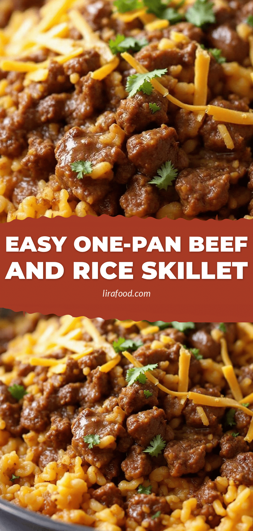 One-Pan Beef and Rice Skillet recipe