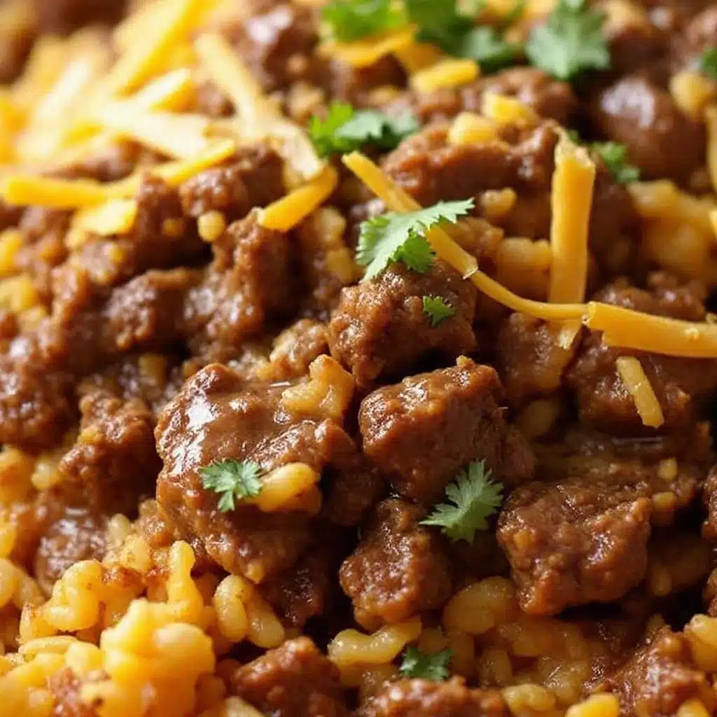 One-Pan Beef and Rice Skillet - featured image