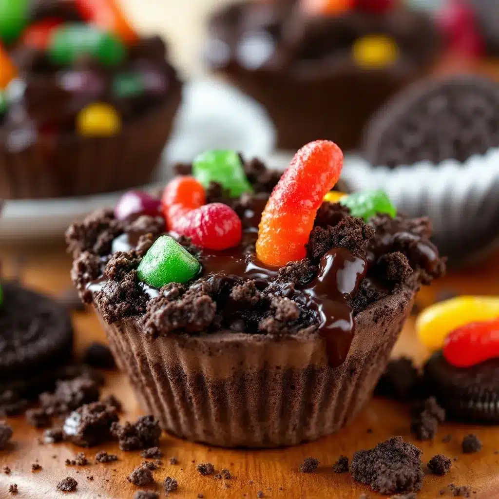 Oreo dirt cups preparation steps