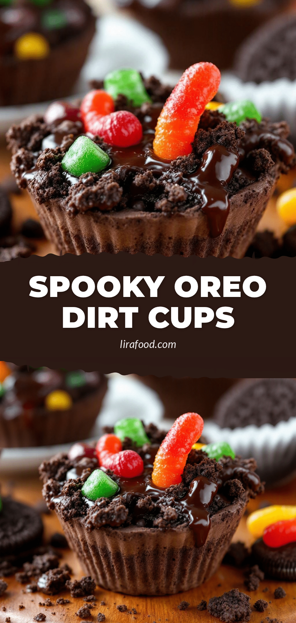 Oreo dirt cups recipe