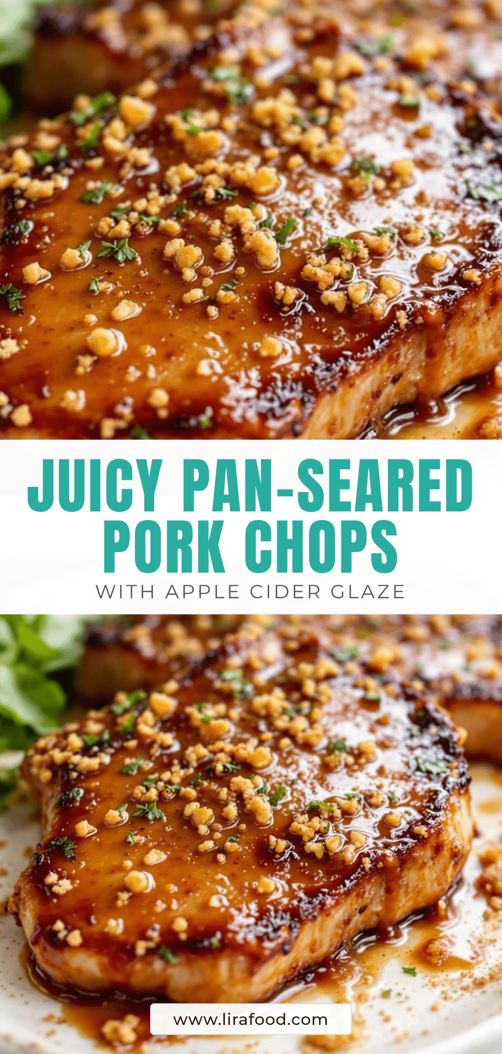 pan-seared pork chops with apple cider glaze recipe