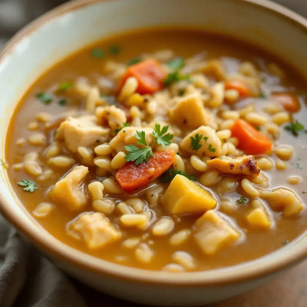 Panera copycat chicken and wild rice soup preparation steps