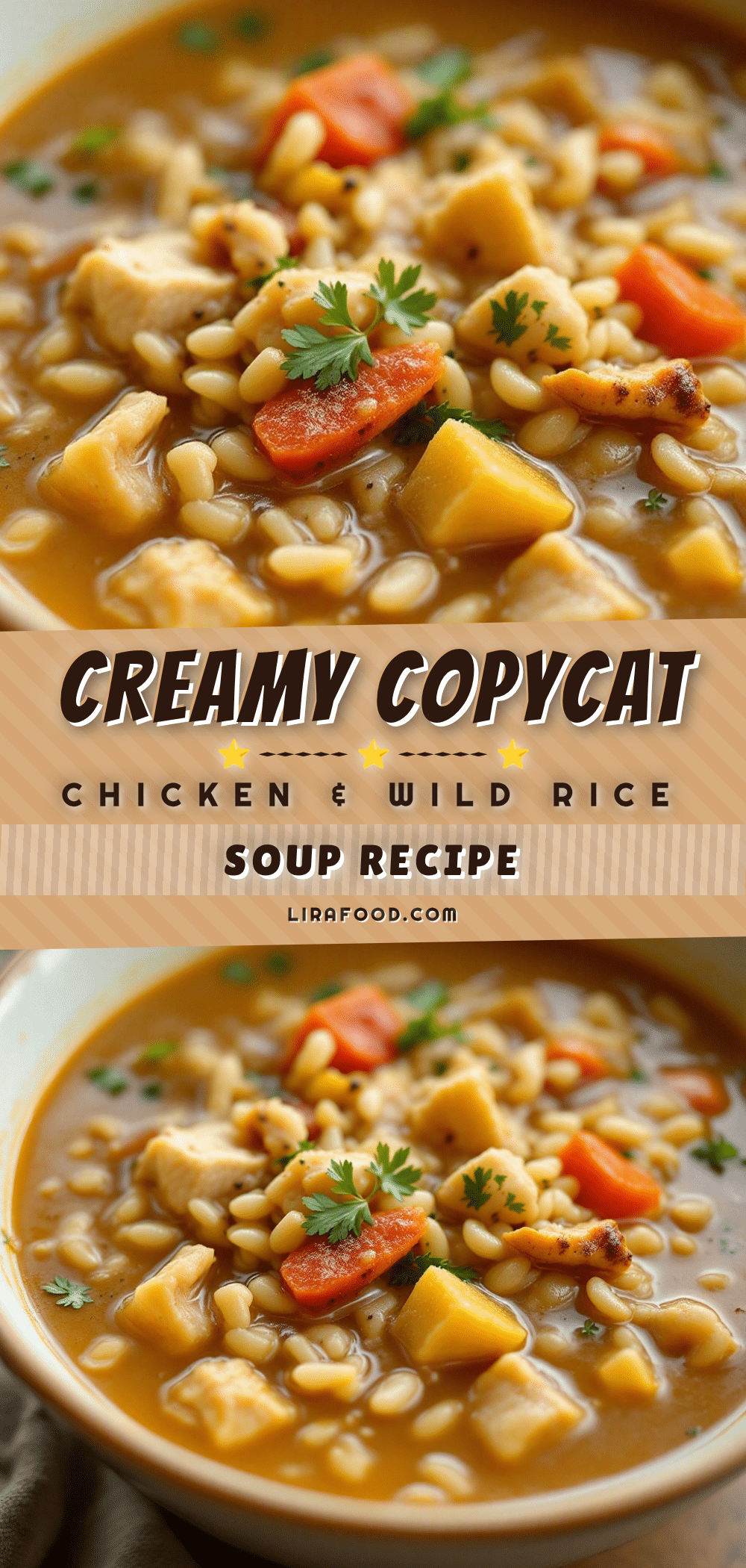 Panera copycat chicken and wild rice soup recipe