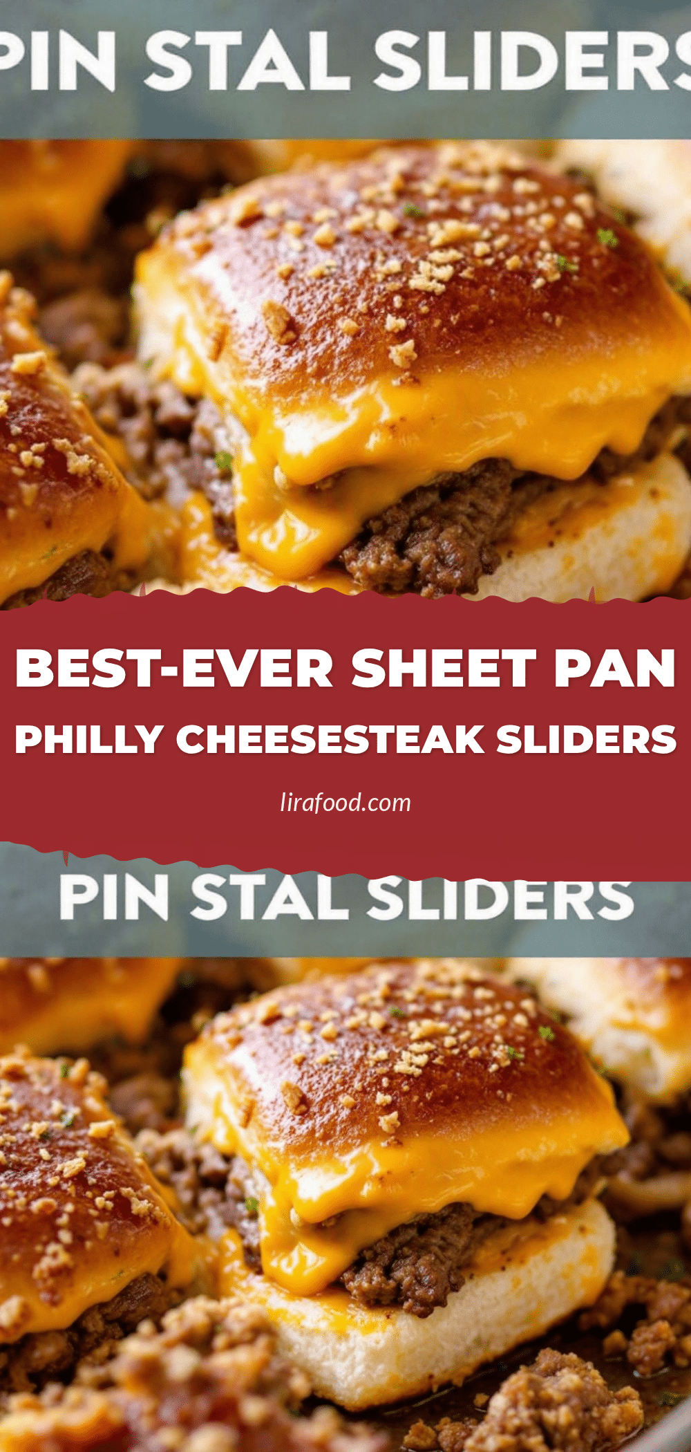 Philly cheesesteak sliders recipe