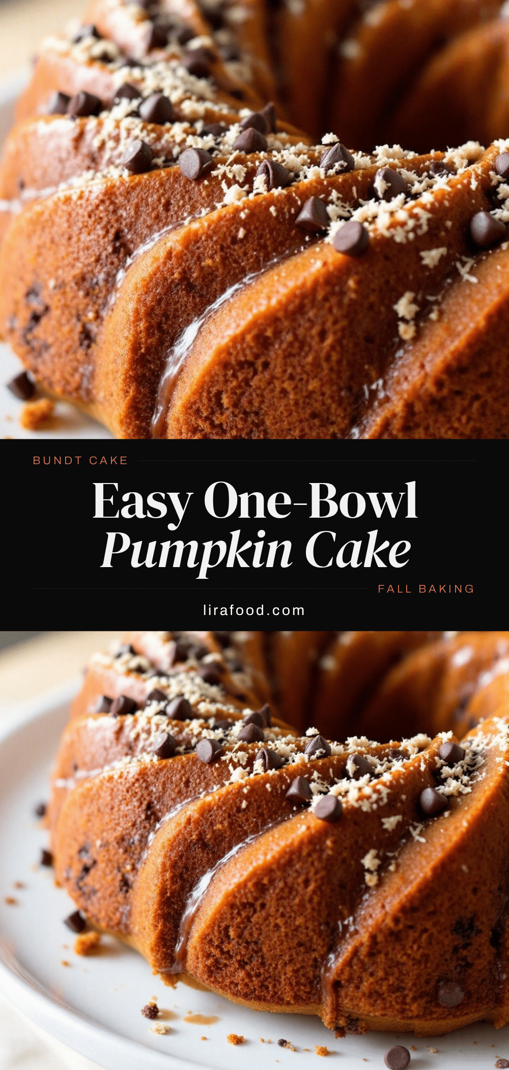 pumpkin chocolate chip bundt cake recipe
