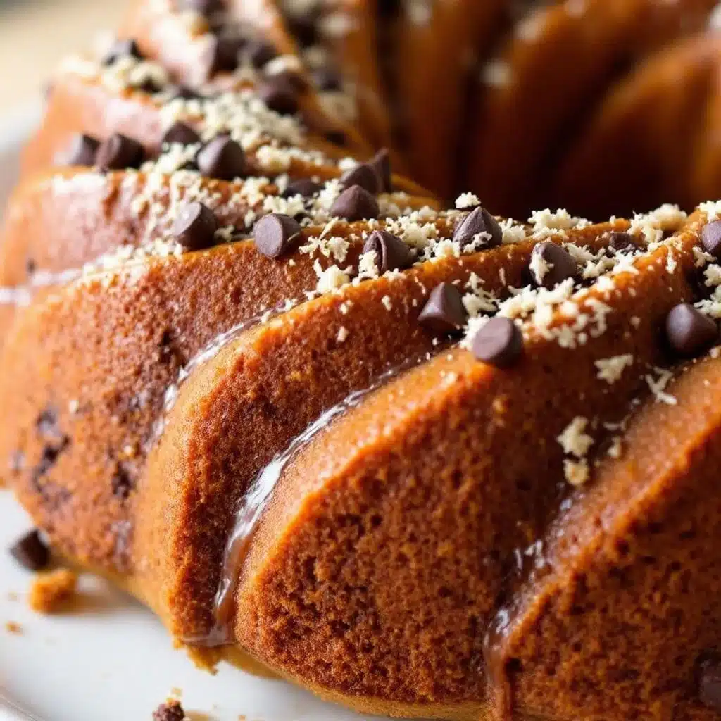 pumpkin chocolate chip bundt cake - featured image