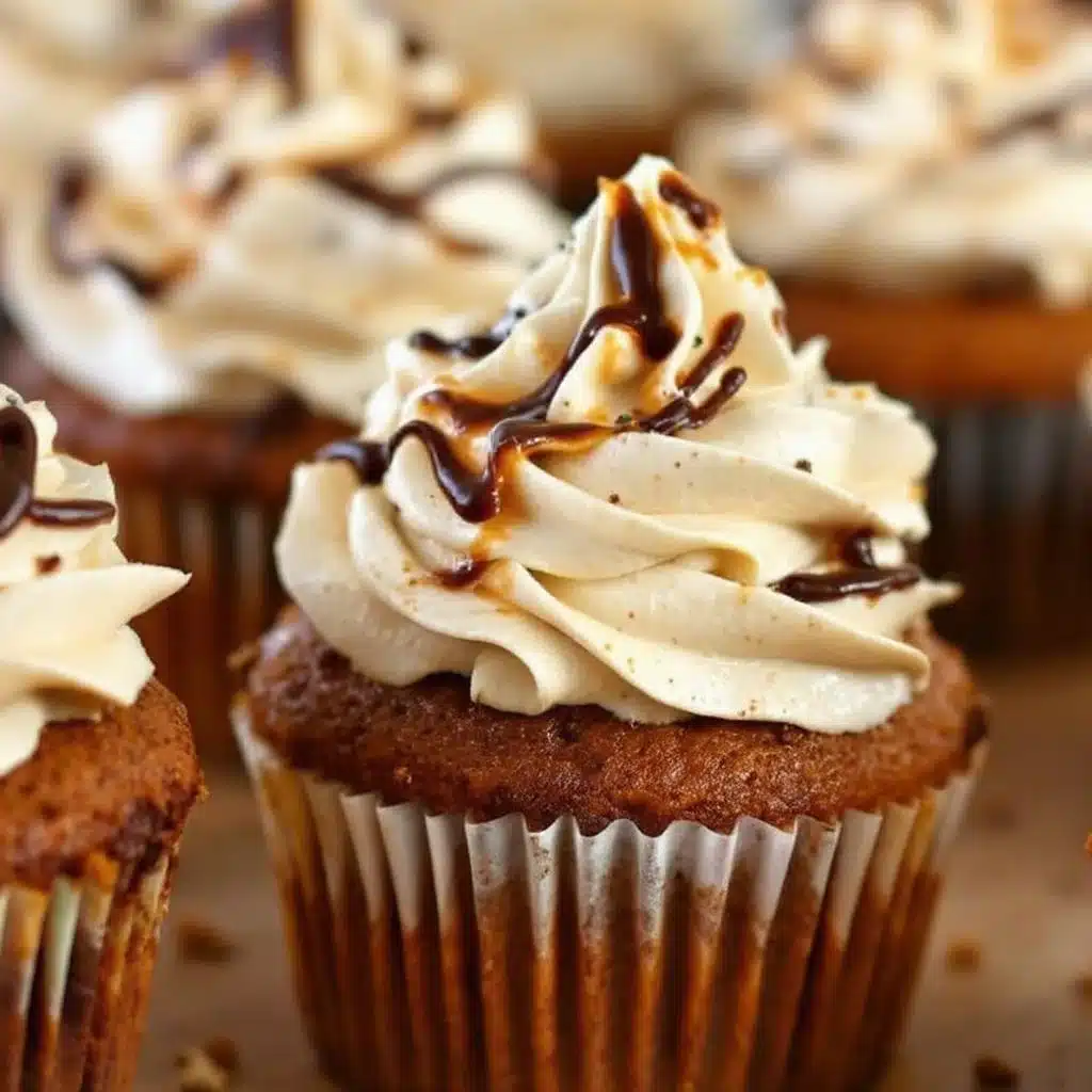 pumpkin spice latte cupcakes - featured image