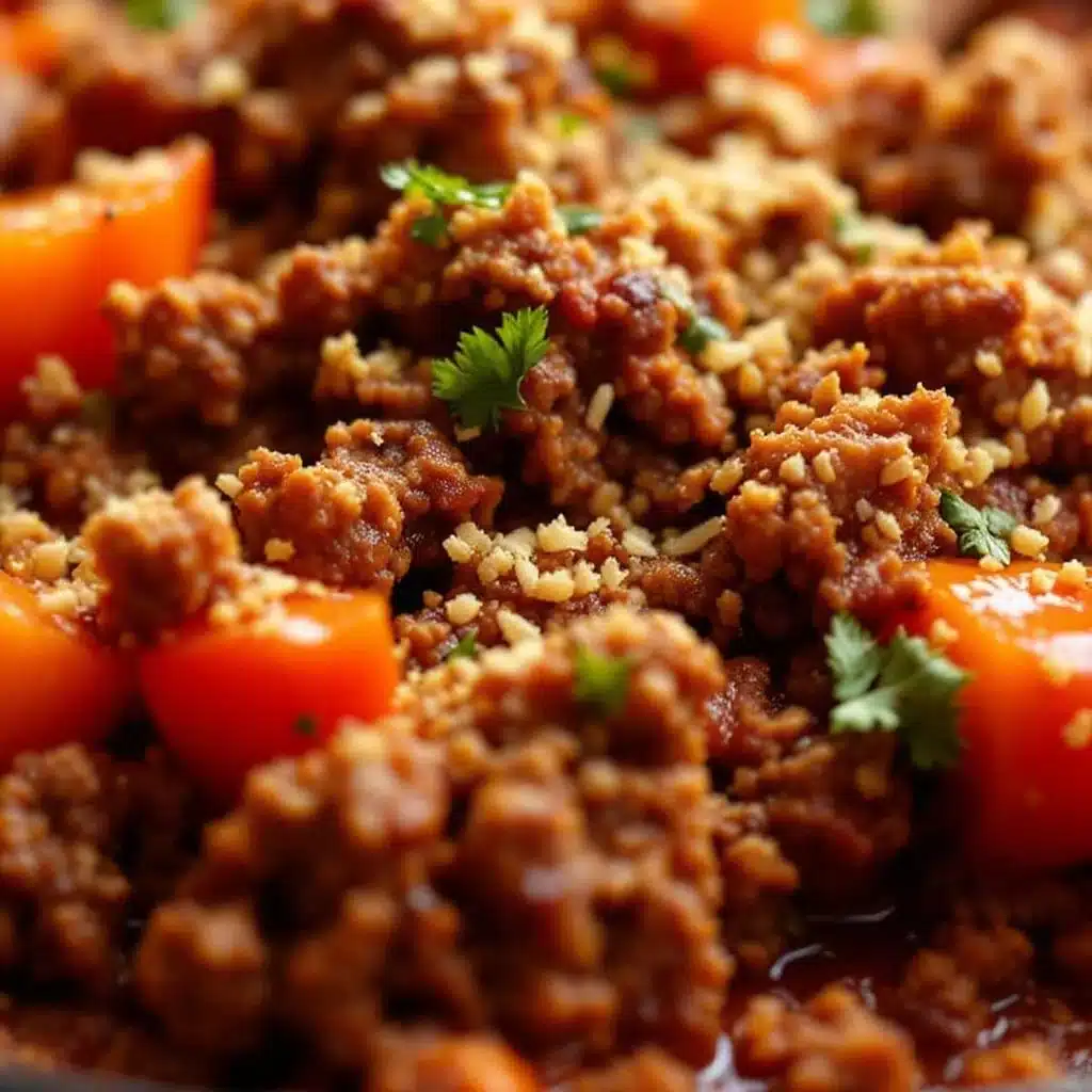 quick creamy ground beef and bell pepper skillet - featured image