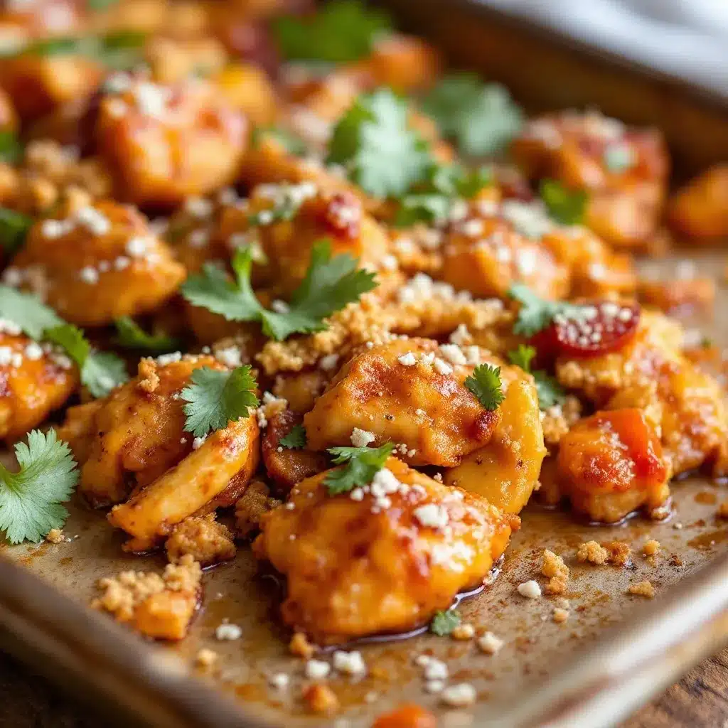 quick sheet pan chicken fajitas preparation steps