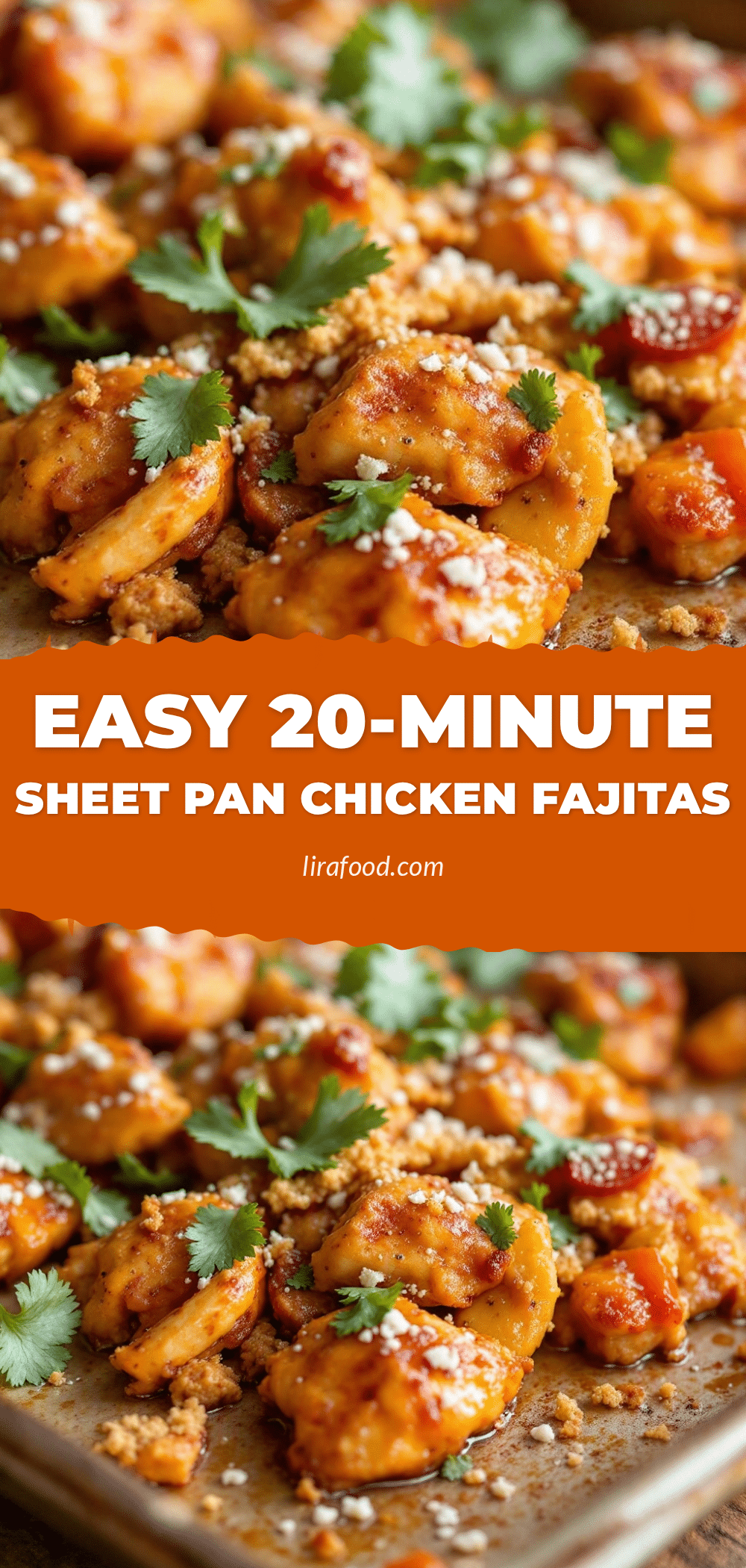 quick sheet pan chicken fajitas recipe