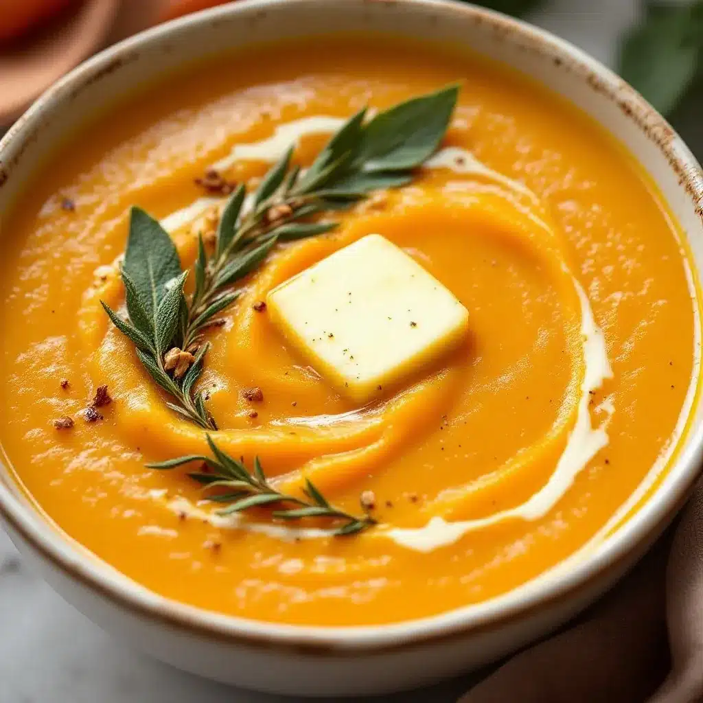 roasted butternut squash soup preparation steps