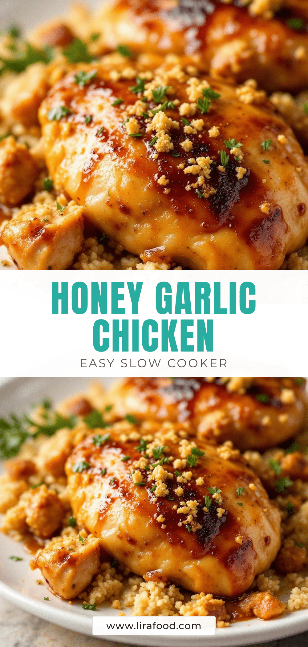 slow cooker honey garlic chicken recipe