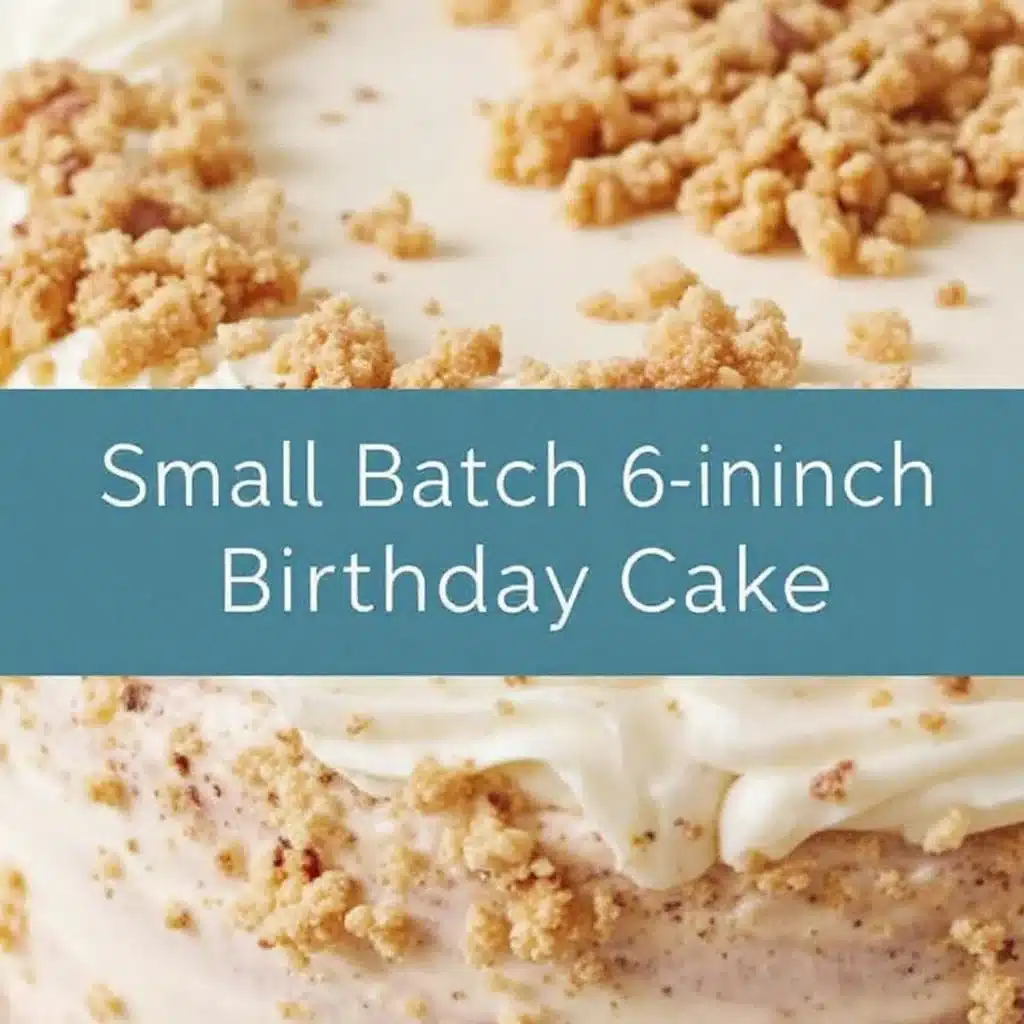 small-batch vanilla birthday cake - featured image