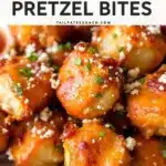 smoky bacon ranch pretzel bites - featured image